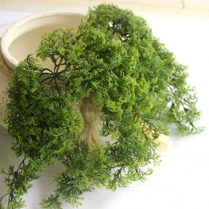 Sphagnum Moss Dry - 8-10 tak plastic kunstmatige mosplant hangend
