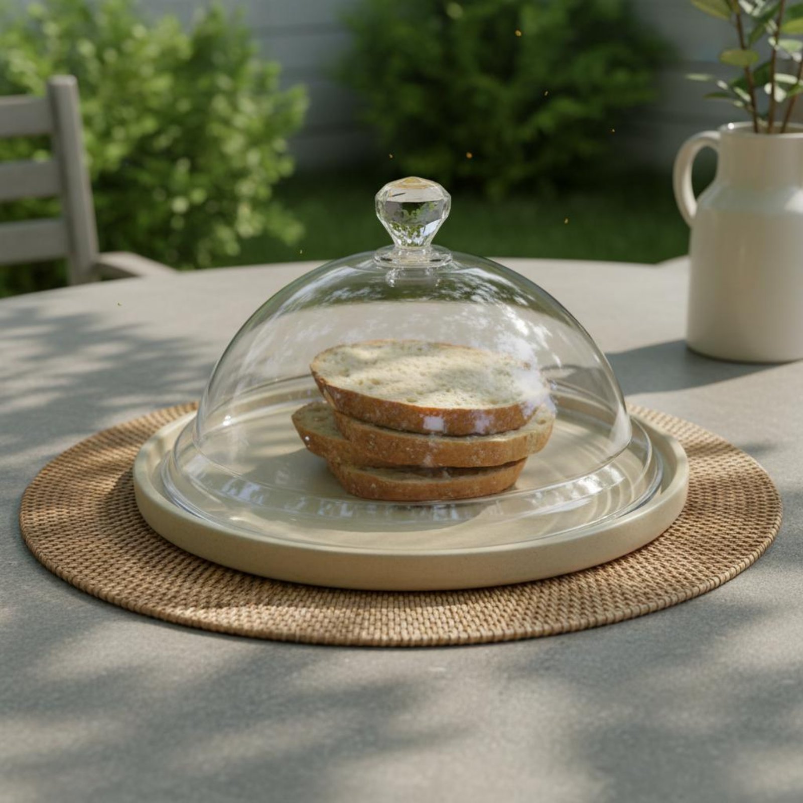 Plastic Dome Clear - Voedselbeschermer, stofdichte, transparante taartdop, ronde gebakpresentatiekap,