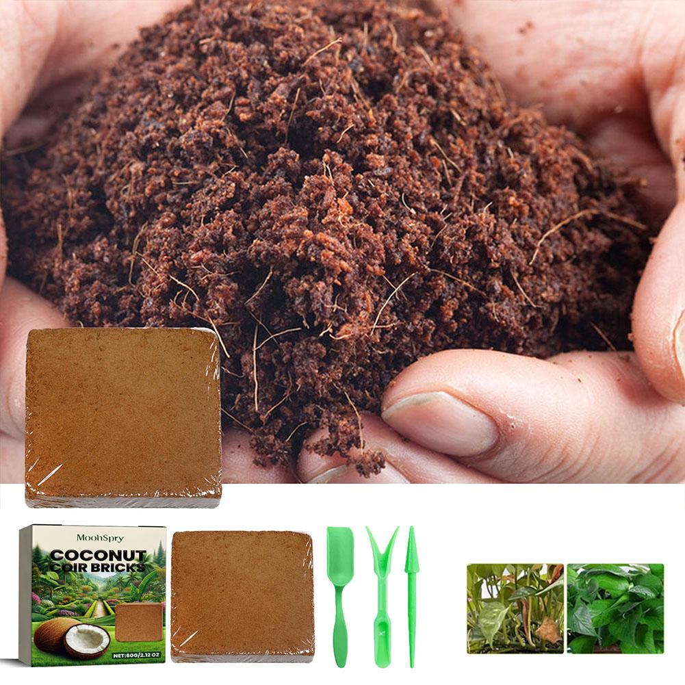 Sphagnum Moss Dry - Kokosvezelblok - Biologisch potgrondsubstraat, verbetert de