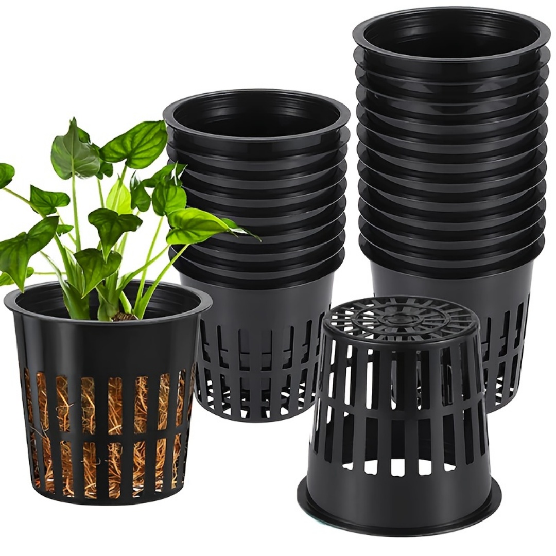Rooting Gel Clone - 50 stuks herbruikbare hydrocultuur-nethoezen, hydrocultuur-plantmanden voor