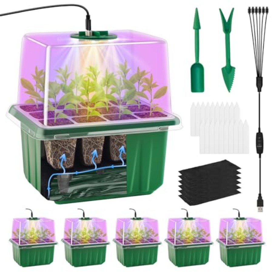 Zaai-schotel met verlichting,  - Humidity Dome Kit recensie en prijs