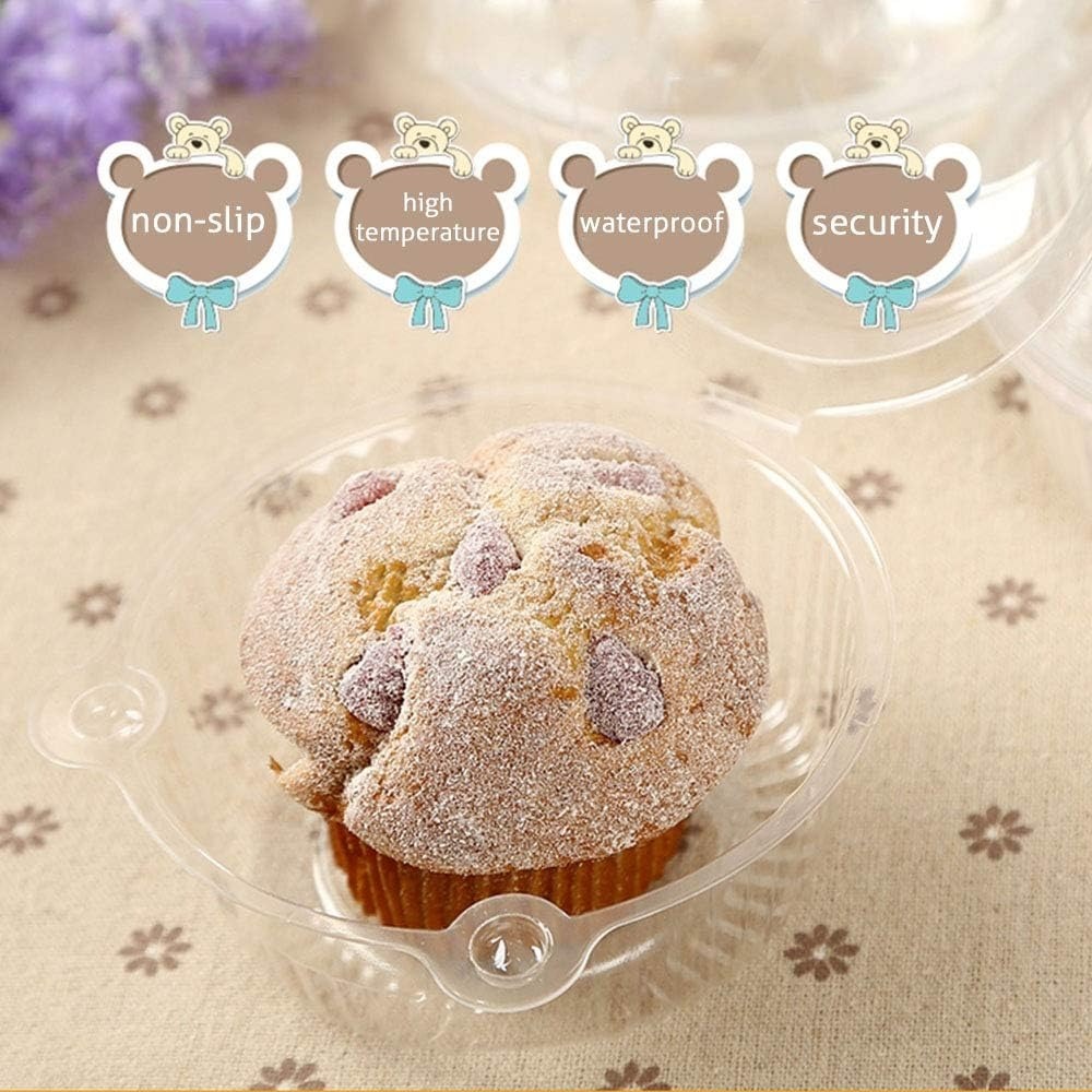 Cupcakehouders Individueel, 50 - Plastic Dome Clear recensie en prijs