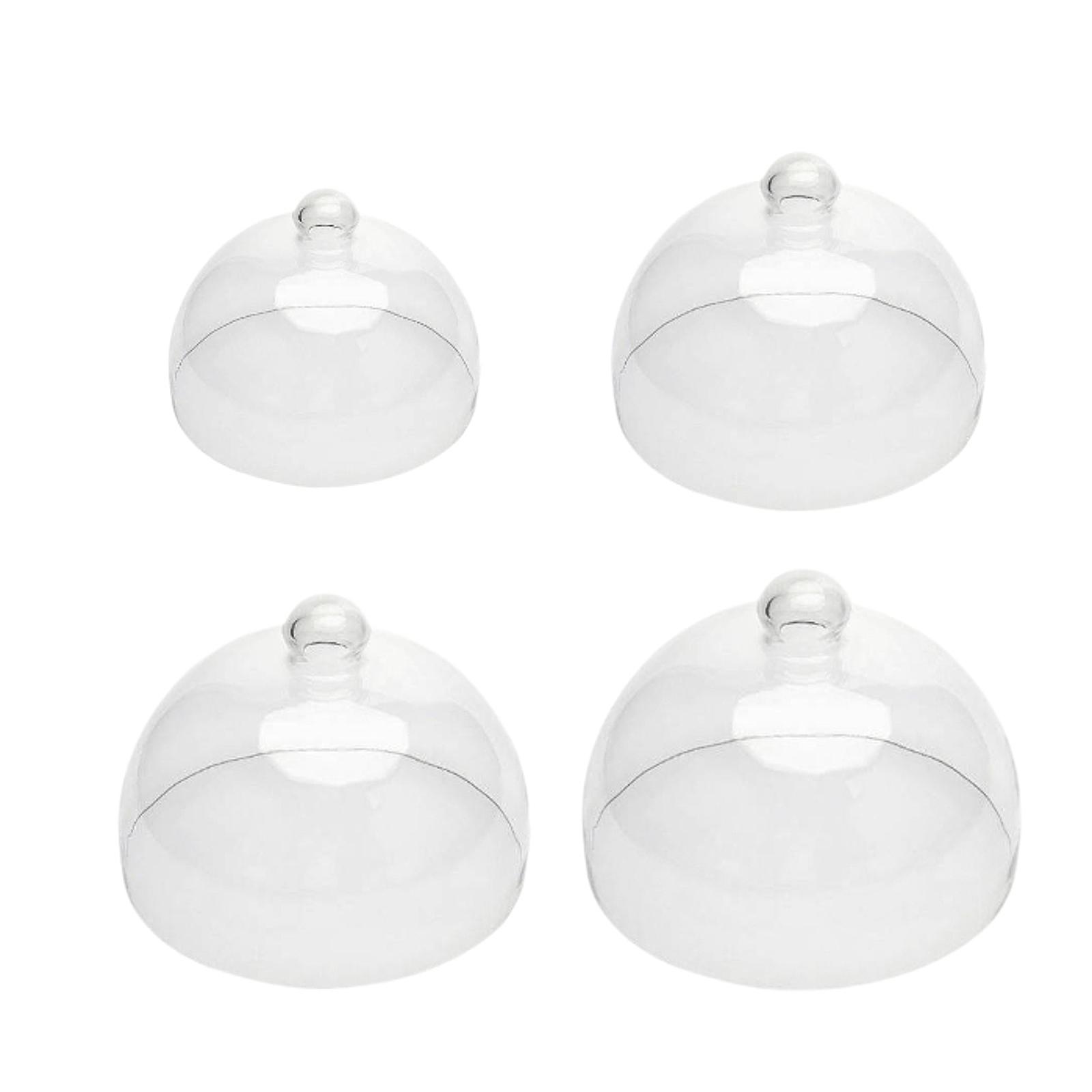 Glazen taartglazen, koepelvorm - Plastic Dome Clear recensie en prijs