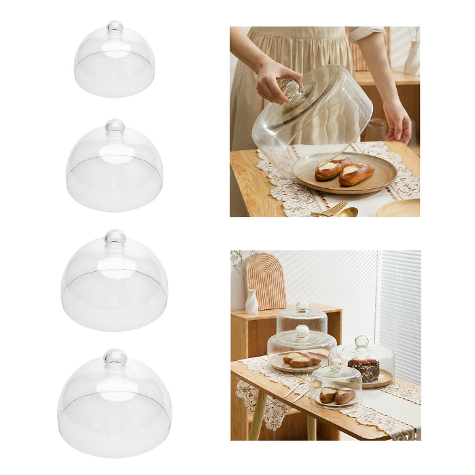 Glazen taartglazen, koepelvorm - Plastic Dome Clear recensie en prijs