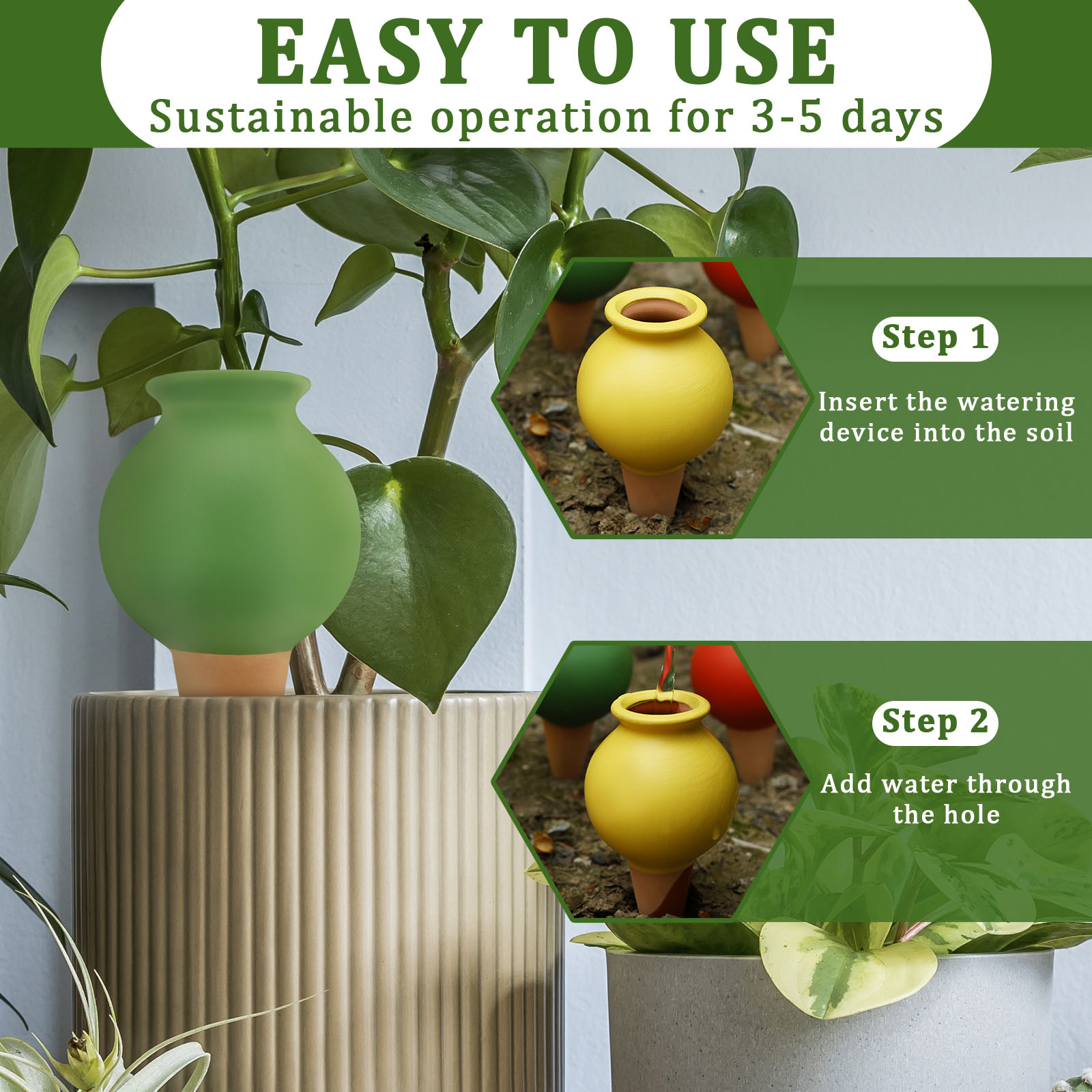 8 Stuks Terracotta Zelf Wateri - Self Watering Insert recensie en prijs