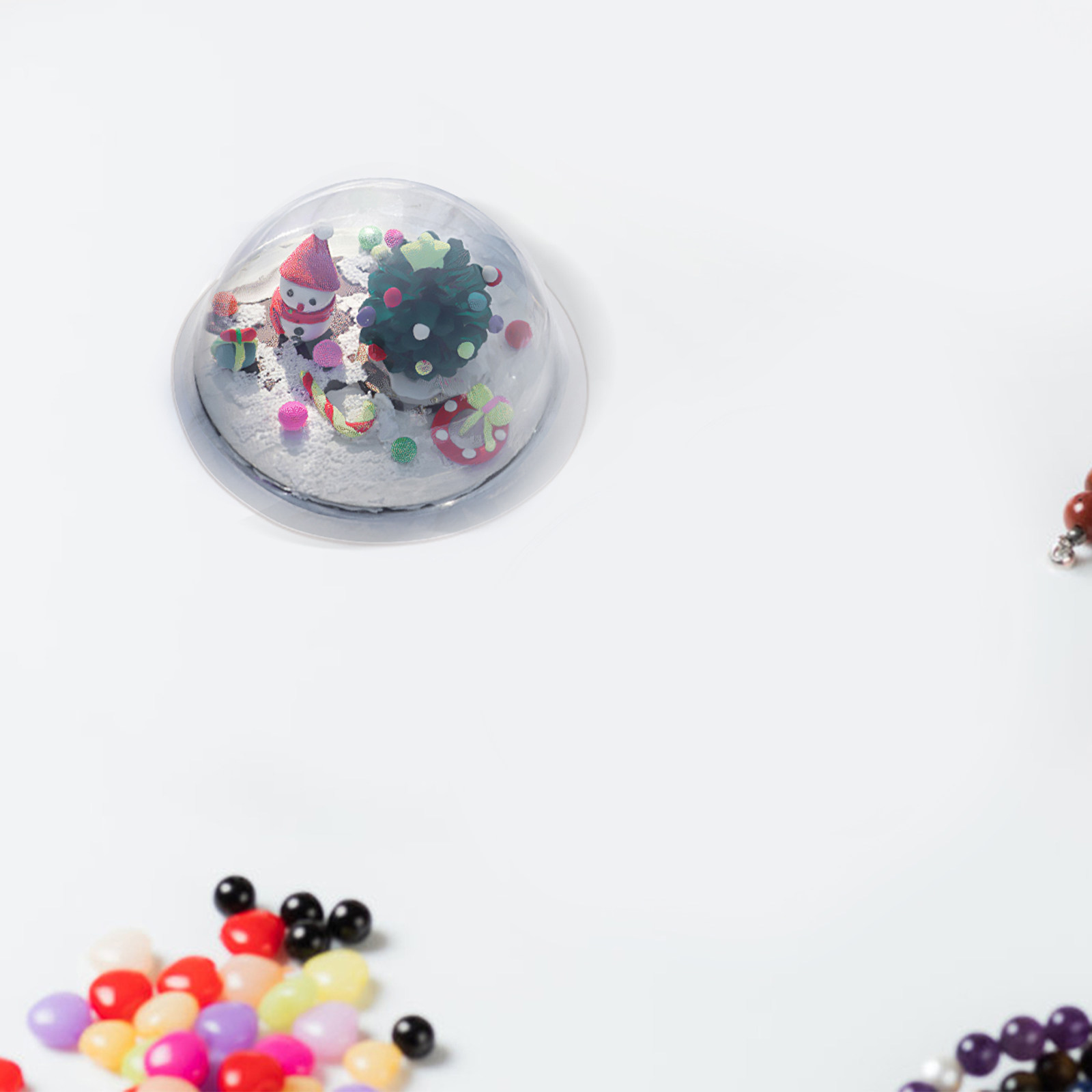 12 stuks doorzichtige, vulbare - Plastic Dome Clear recensie en prijs