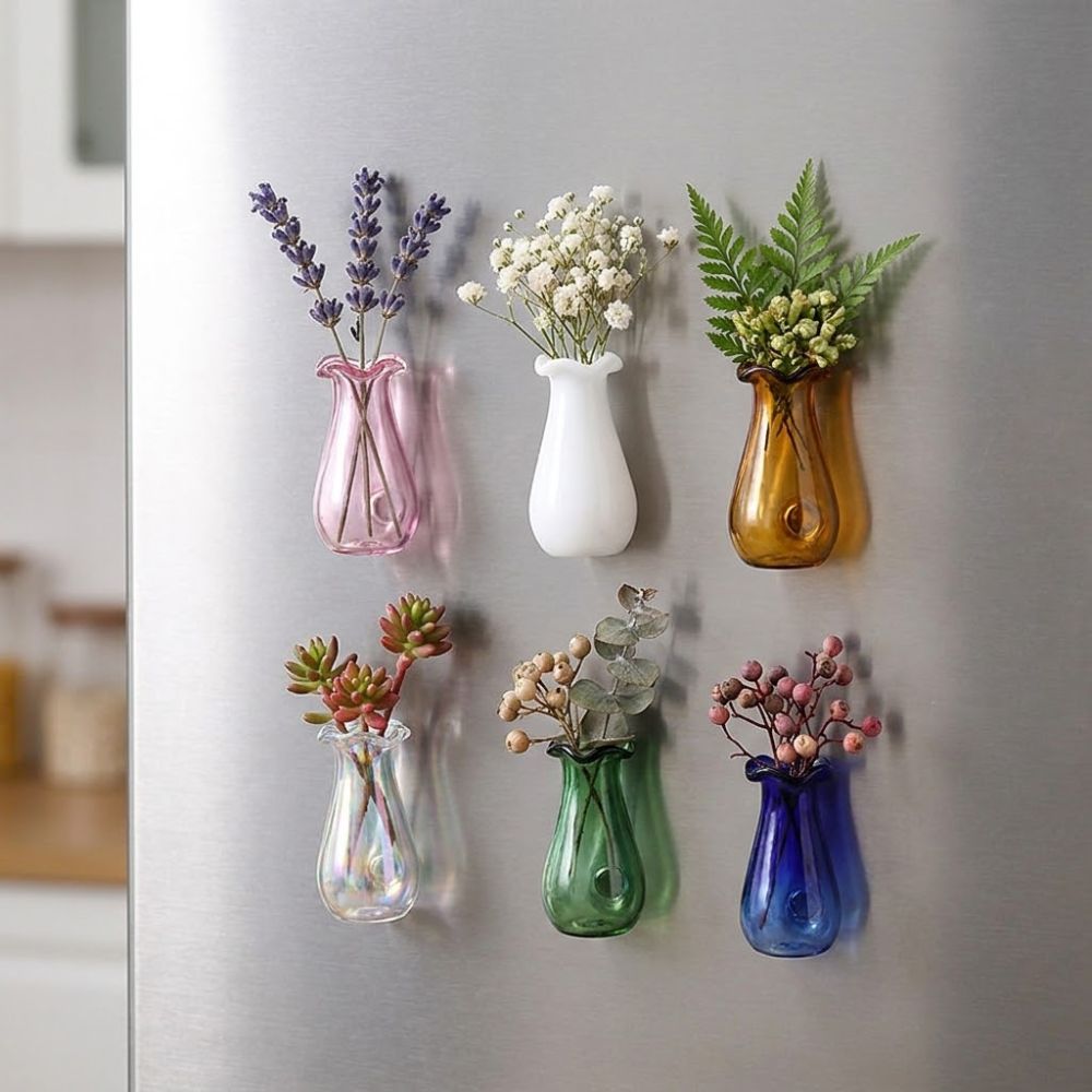 6 stuks DIY 3D mini vaas magne - Propagation Station Vase recensie en prijs