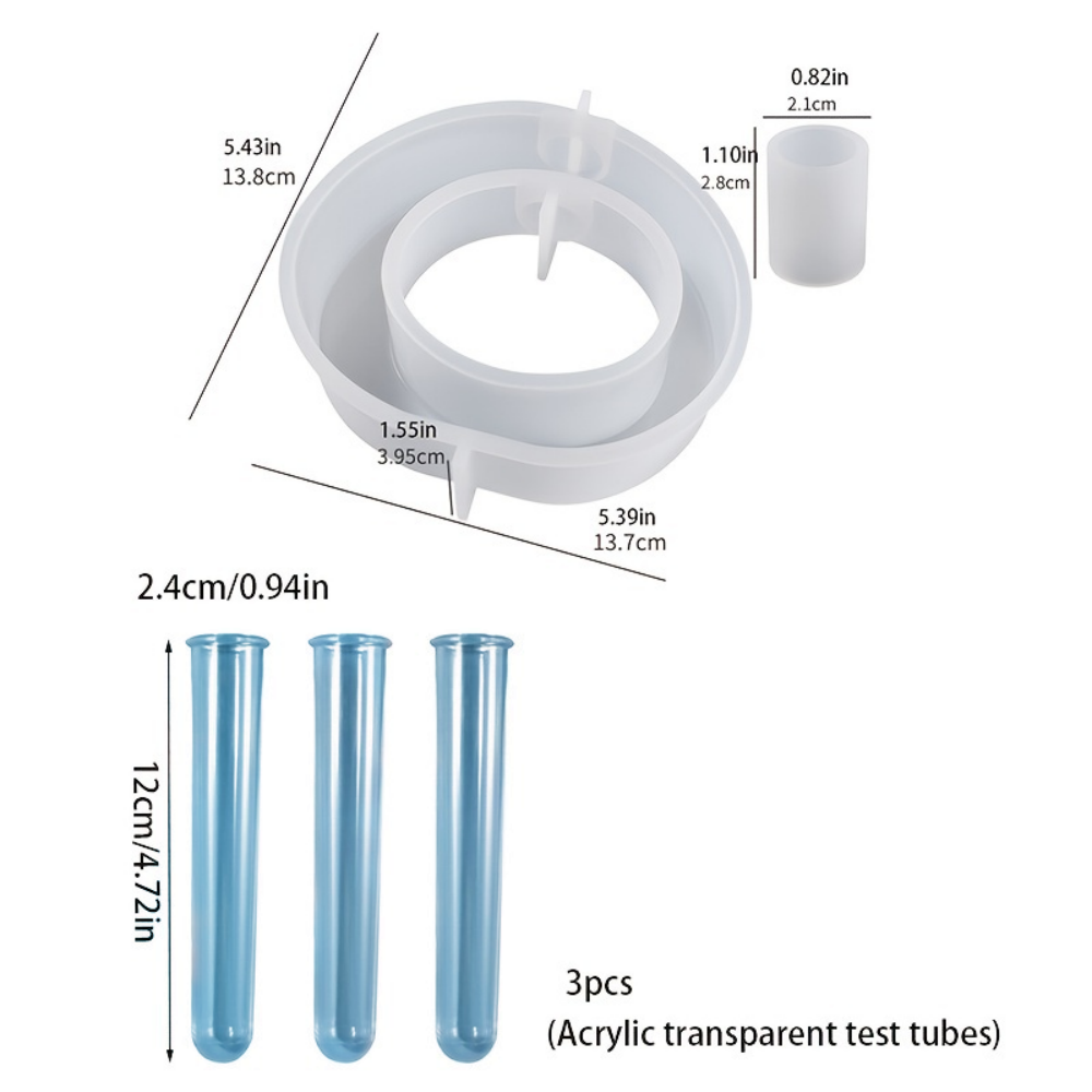 4 Stuks Bloemenvaas Siliconen  - Propagation Station Vase recensie en prijs