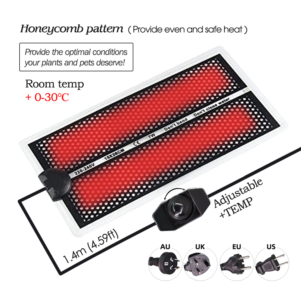 5-20W Tuinzaailingen Verwarmin - Heat Mat Seedling recensie en prijs